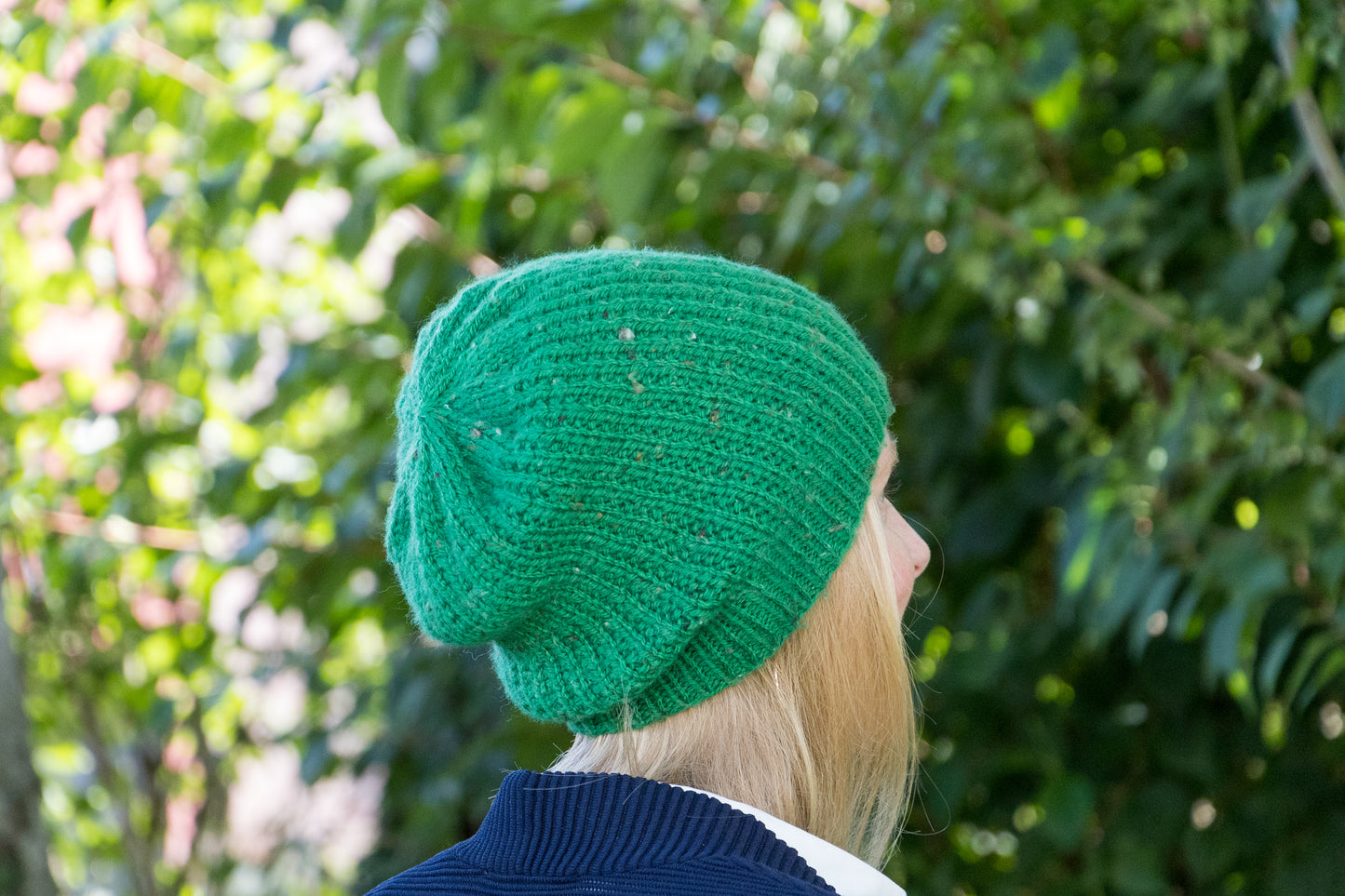 Grüne Beanie