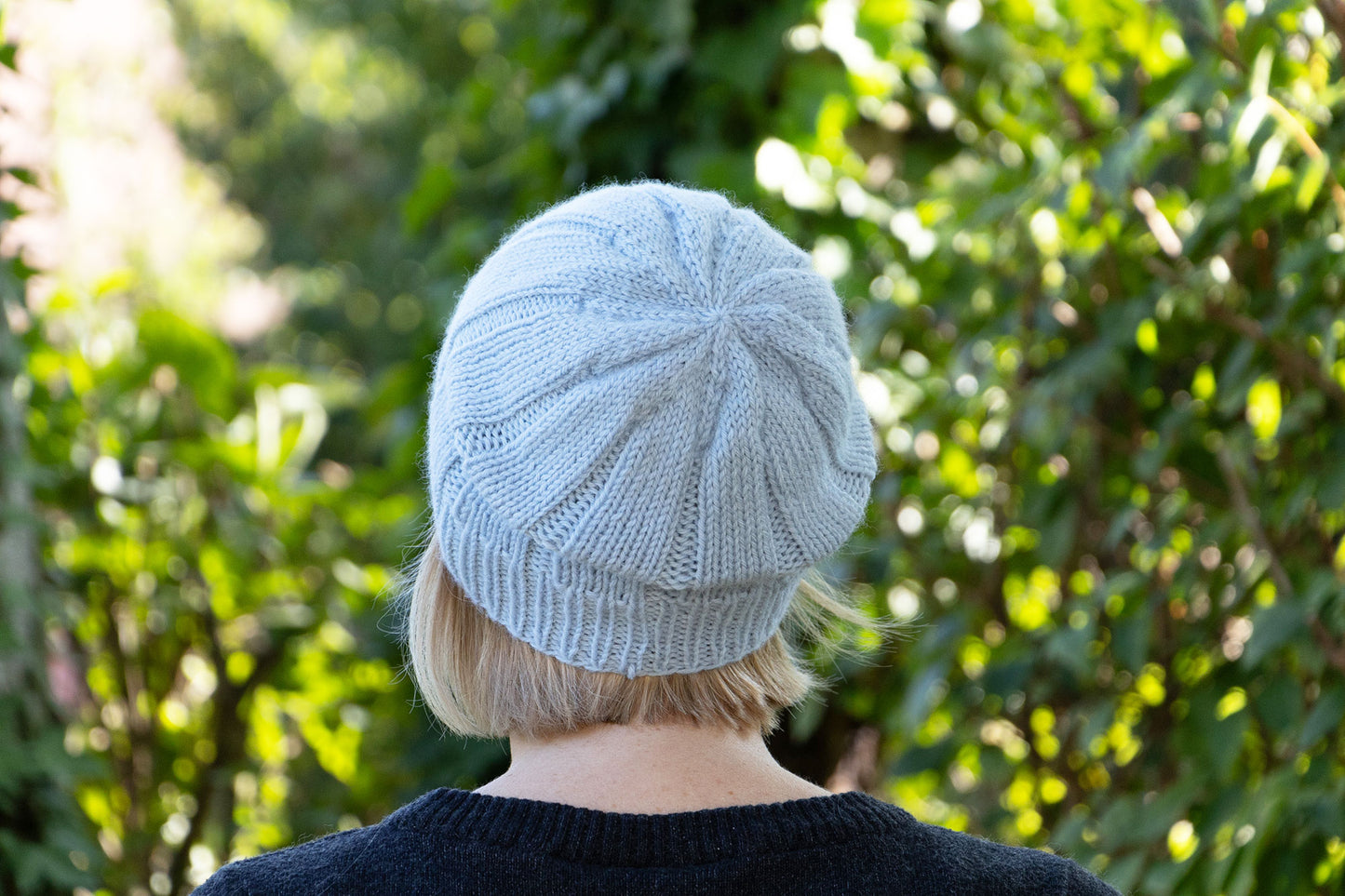 Hellblaue Beanie