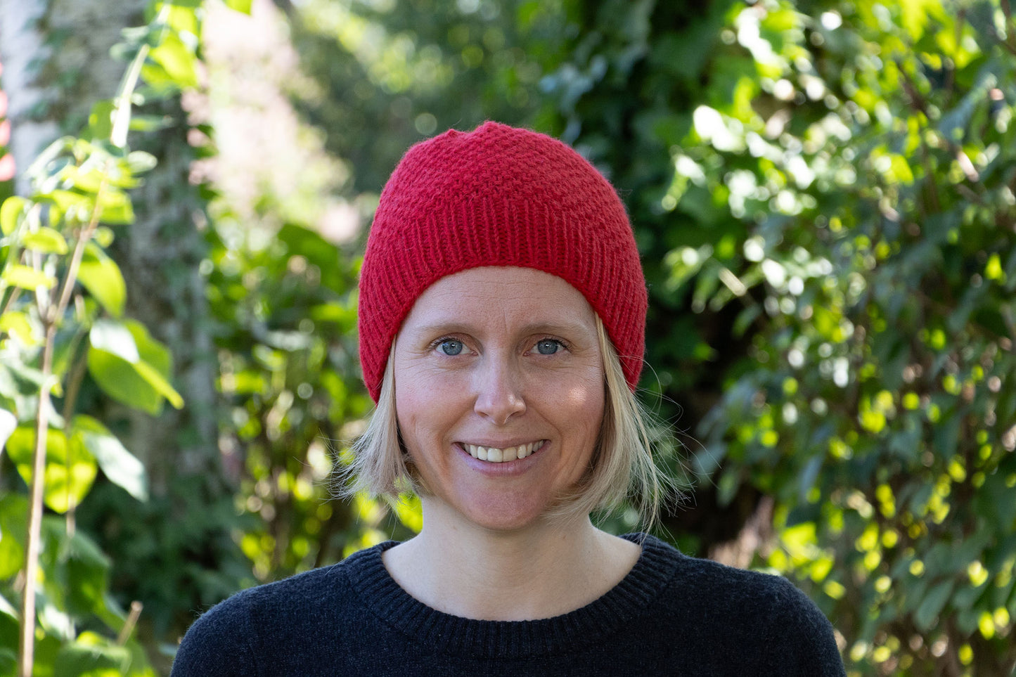 Rote Beanie