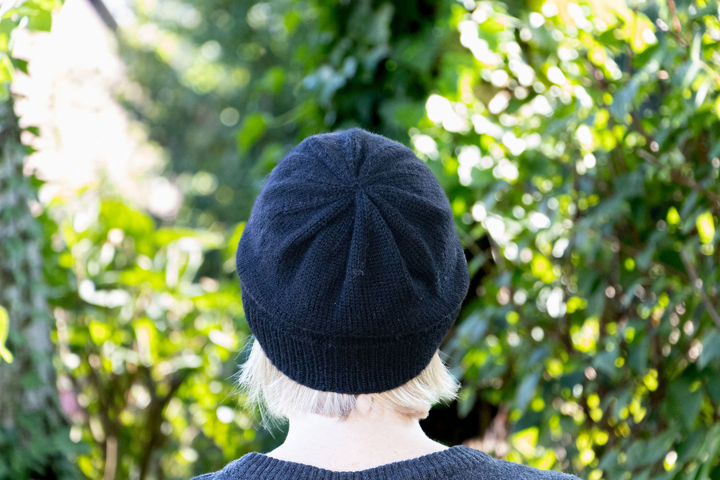 Schwarze Beanie