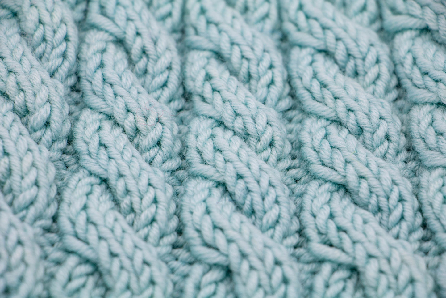 Mintgrüne Babymütze