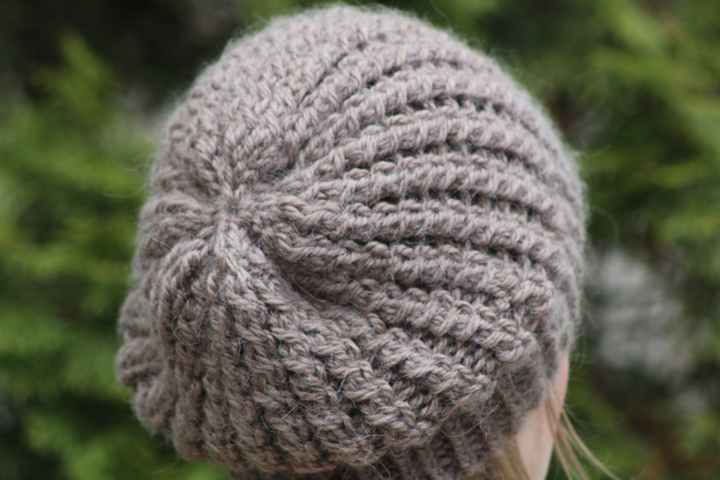 Hellbraune Beanie