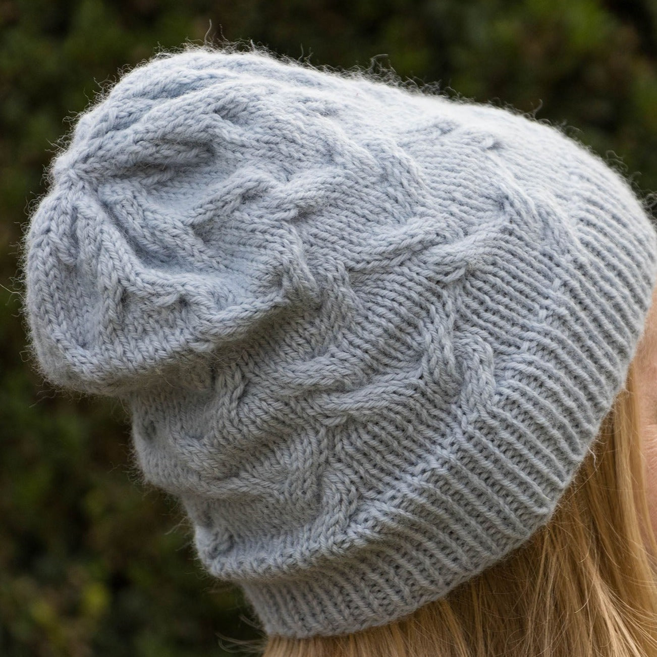 Hellblaue Beanie
