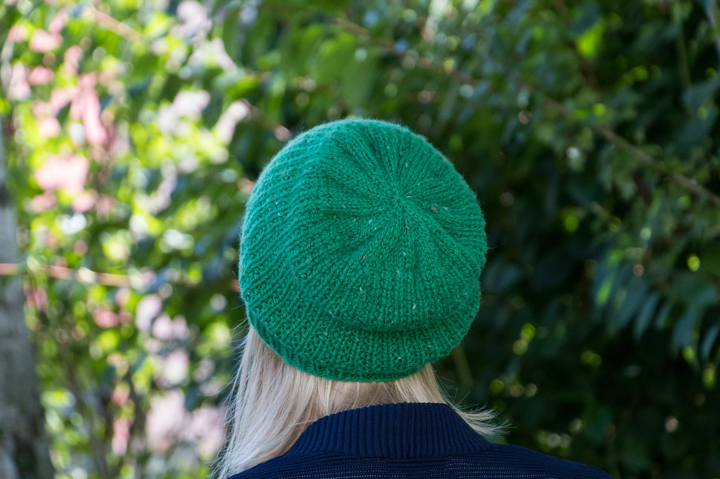 Grüne Beanie