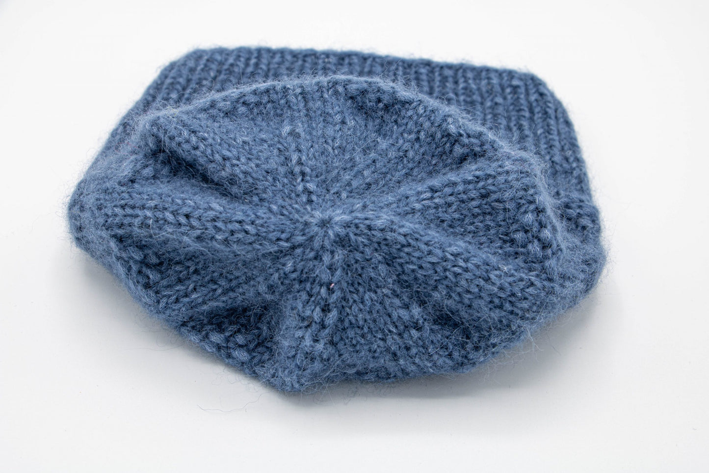 Jeansblaue Babymütze