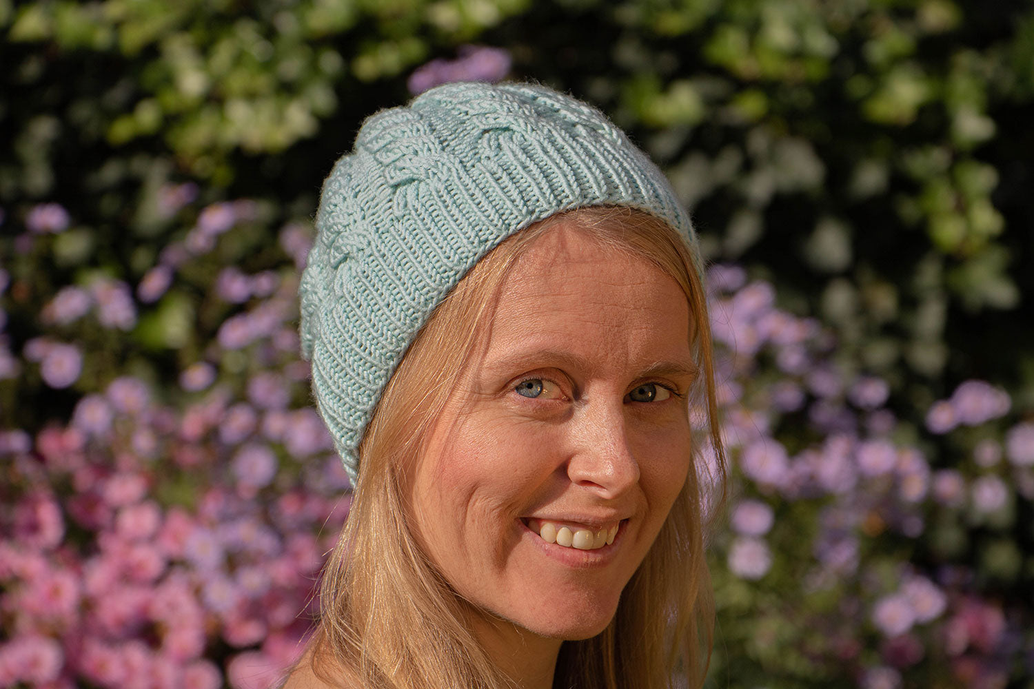 Mintgrüne Beanie