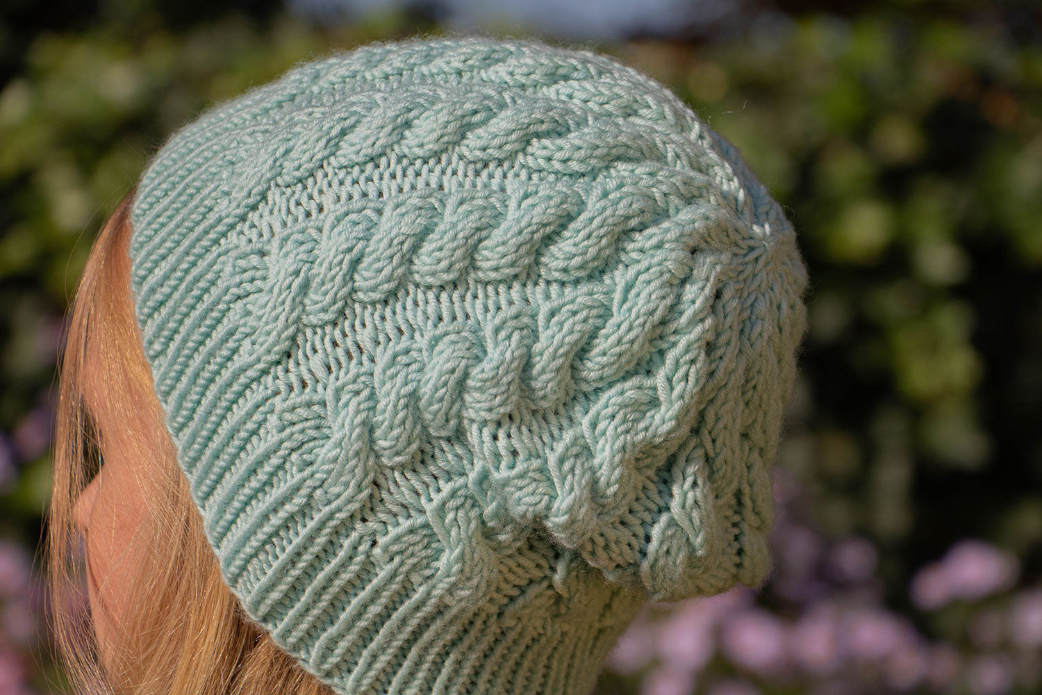 Mintgrüne Beanie