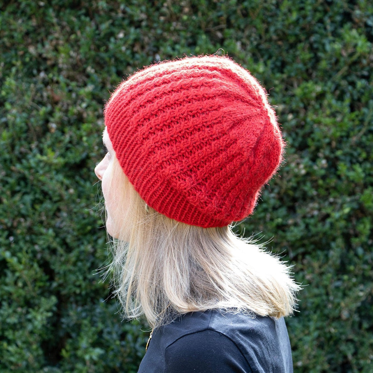 Rote Beanie